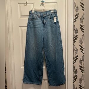 Old Navy Light Blue Denim Jeans baggy wide leg